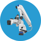 マイクロスコープのイラスト